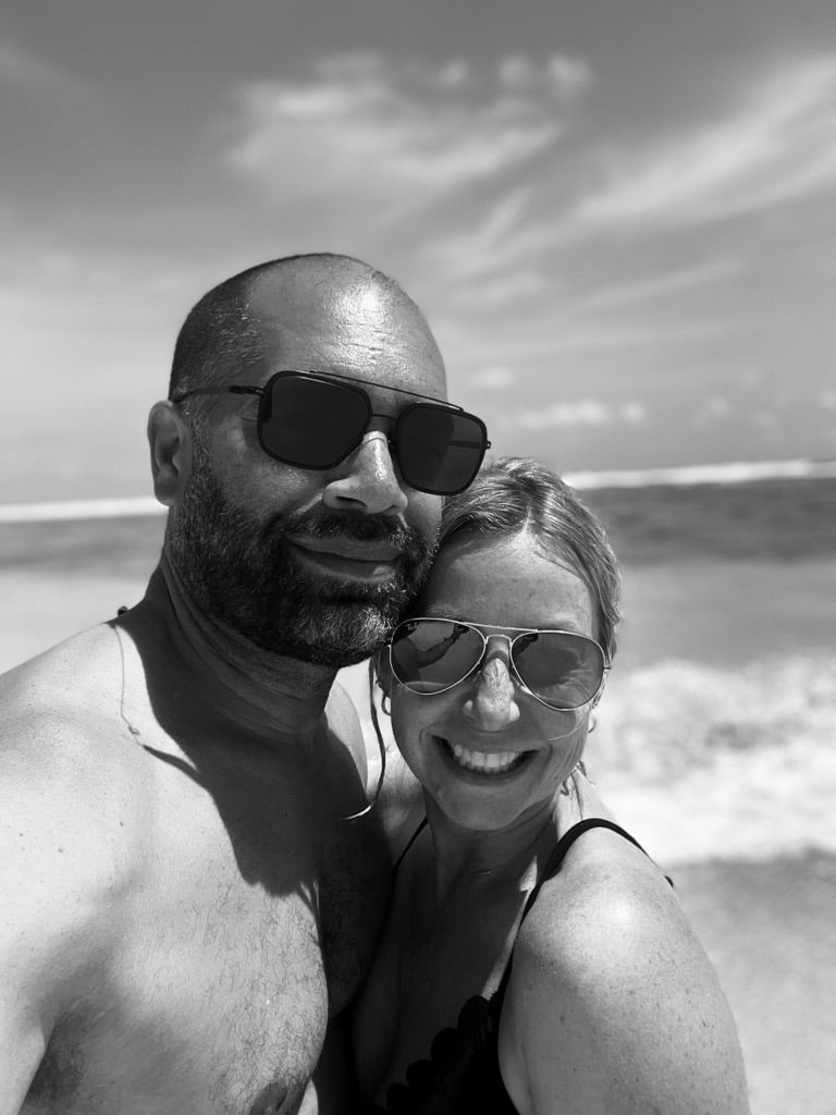 Debbie at beach